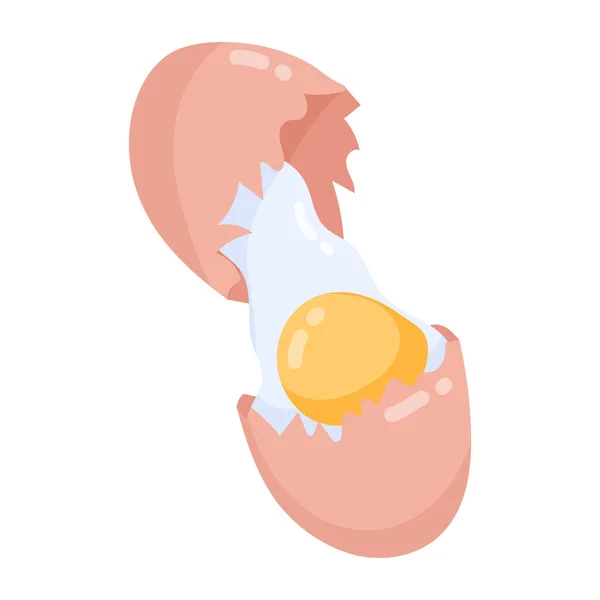 Uovo Icona Vettoriale Illustrazione — Vettoriale Stock