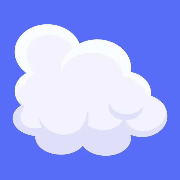 Icono Nube Ilustración Vectorial — Archivo Imágenes Vectoriales