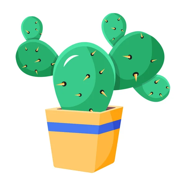 Illustration Vectorielle Cactus Vert — Image vectorielle