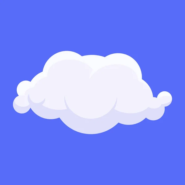 Cloud Webová Ikona Jednoduchá Ilustrace — Stockový vektor