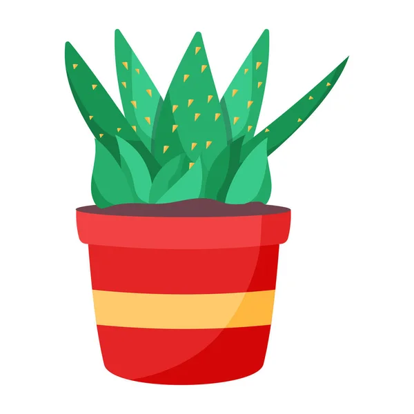 Cactus Pot Conception Vectorielle — Image vectorielle