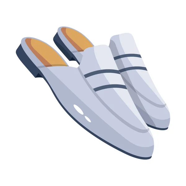 Izole Ayakkabı Ikonu Vektör Tasarımı — Stok Vektör