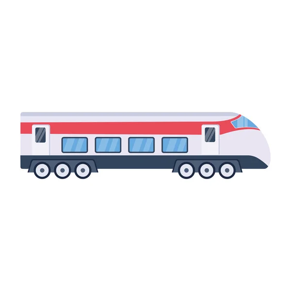 列車ワゴンのアイコンベクトルイラスト — ストックベクタ