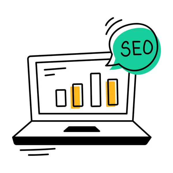 Seo Search Engine Optimization — Vetor de Stock