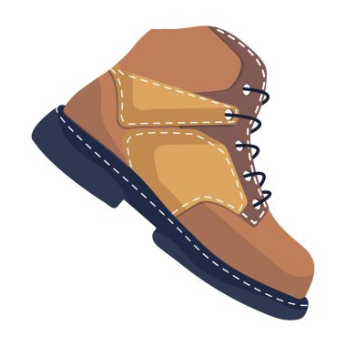 Deri ayakkabılar. vektör illüstrasyonu 