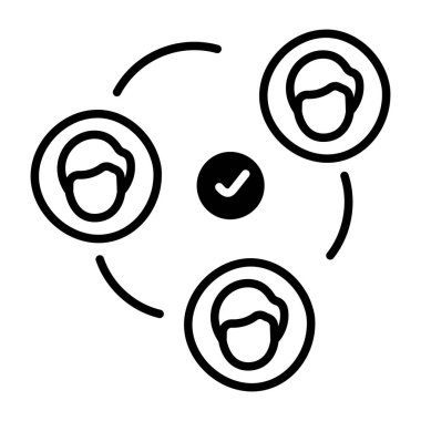 seo modern simgesinin vektör illüstrasyonu 