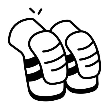 Dizlikler, vektör illüstrasyonu basit tasarım