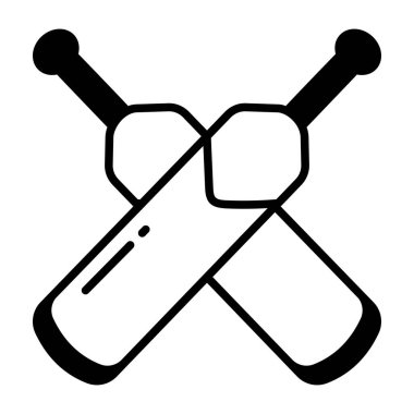 Kılıç simgesi, vektör illüstrasyonu basit tasarım