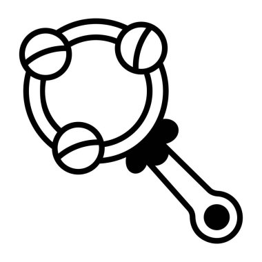 bebek oyuncağı, vektör çizimi basit tasarım