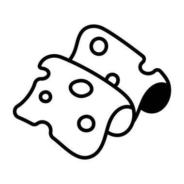 Beyaz arkaplanda peynir dilimi