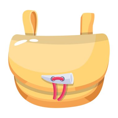 Viking eyer çantasının 2 boyutlu simgesi