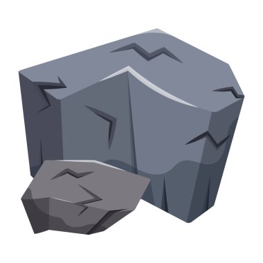 Beyaz arkaplanda eşölçülü taşlar