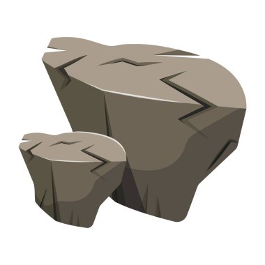 Beyaz arkaplanda eşölçülü taşlar