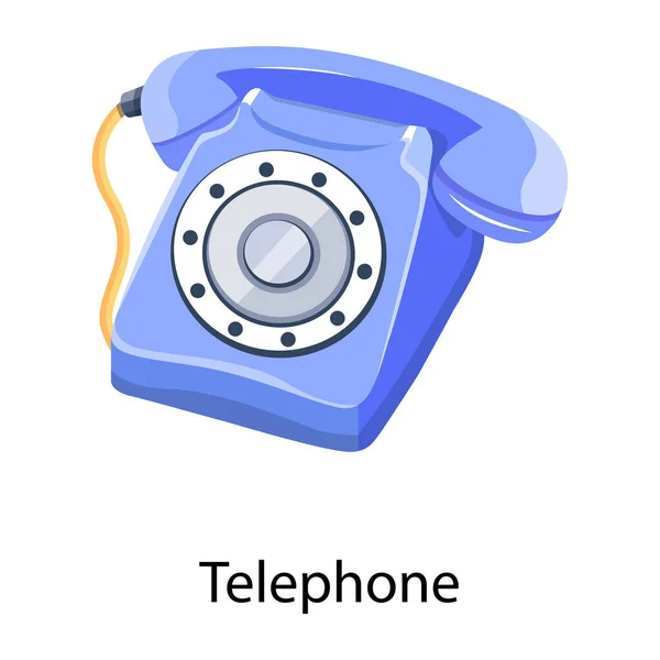 Telefon Ikon Vektor Illustration — Stock vektor
