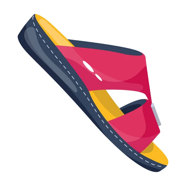 Slippers Icon Vector Illustration Simple Design — Stock vektor
