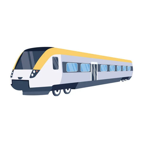 Tren Vagon Izole Edilmiş Ikon Vektör Çizimi — Stok Vektör