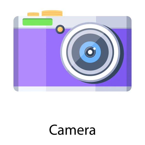 Camera Vector Pictogram Illustratie — Stockvector
