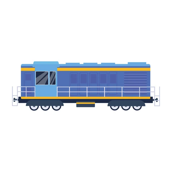 Train Wagon Icône Isolée Illustration Vectorielle — Image vectorielle