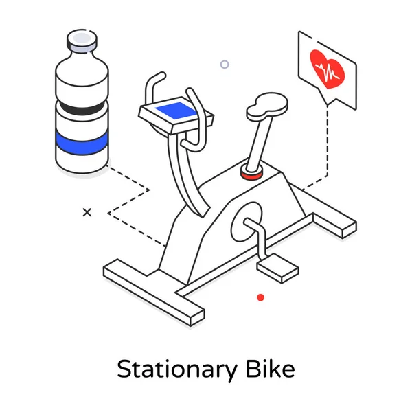 Велосипедне Обладнання Векторна Ілюстрація — стоковий вектор