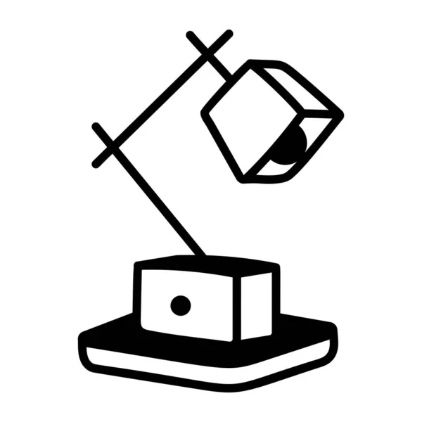 Векторна Ілюстрація Значка Лампи — стоковий вектор
