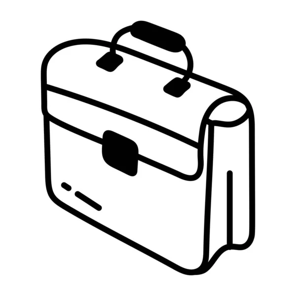 Aktenkoffer Symbol Vektorillustration — Stockvektor