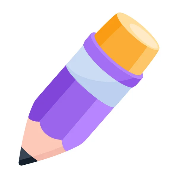 Icône Crayon Illustration Vectorielle — Image vectorielle