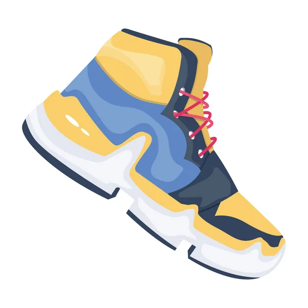 Spor Ayakkabı Ikonu Vektör Illüstrasyon Tasarımı — Stok Vektör