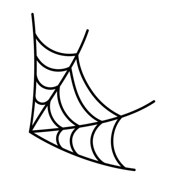 Halloween Araña Web Dibujos Animados Vector Ilustración Diseño Gráfico — Archivo Imágenes Vectoriales