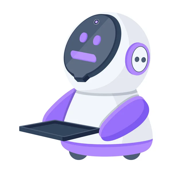 Τεχνολογία Ρομπότ Απομονωμένη Σχεδίαση Εικονιδίων — Διανυσματικό Αρχείο