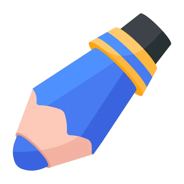 Pencil Icon Vector Illustration Simple Design — Stockvektor