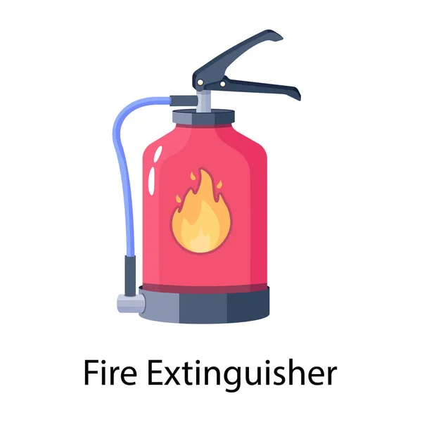 Extinguisher Fire Icon White Background — Stock Vector
