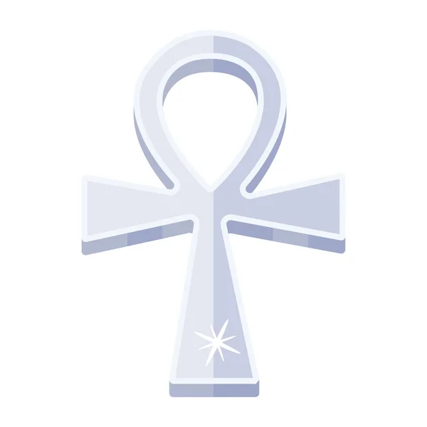 Хрест Ізольований Білому Тлі — стоковий вектор