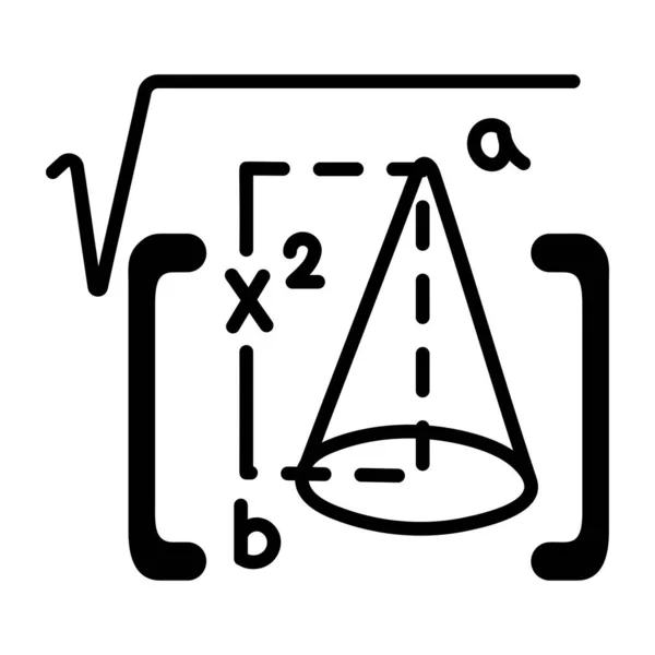 数学符号线图标 — 图库矢量图片
