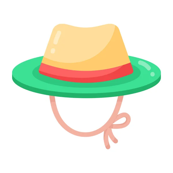 Απομονωμένο Χρωματιστό Καπέλο Διανυσματικό Σχεδιασμό — Διανυσματικό Αρχείο