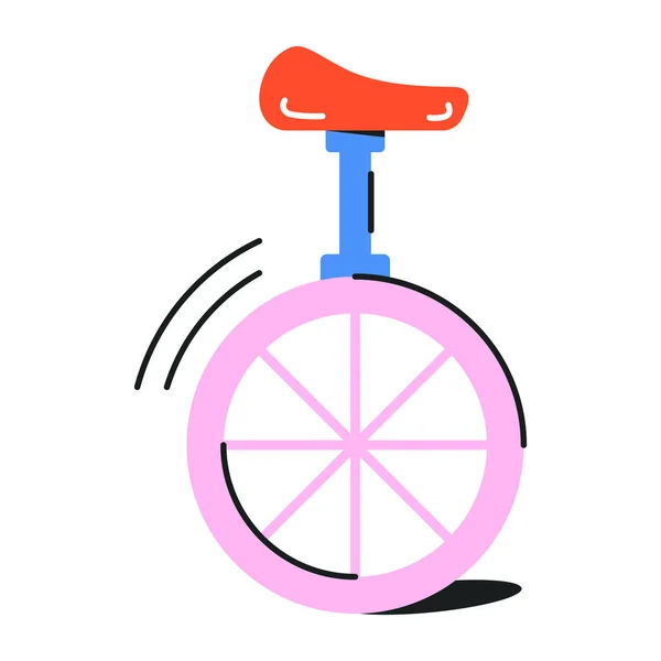 Rueda Bicicleta Bicicleta Vector Ilustración — Archivo Imágenes Vectoriales