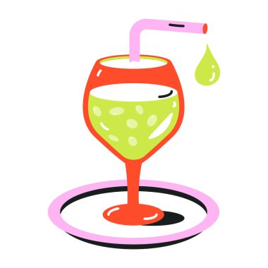 İç bakalım. Web simgesi basit illüstrasyon 