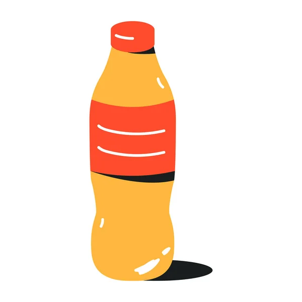 Cartoon Doodle Bottle Soda — Stock Vector
