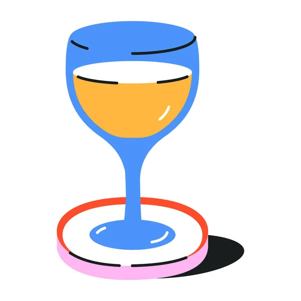 Drikke Enkel Illustrasjon Nettikon – stockvektor