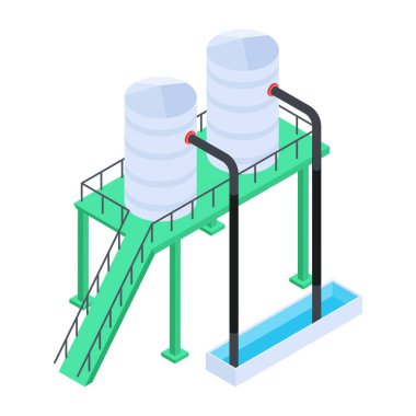 Petrol rafinerisinin ikonu