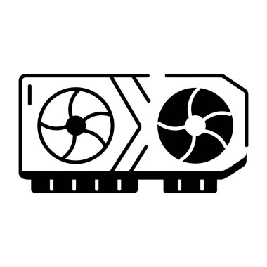 video kartı simgesi, basit biçim