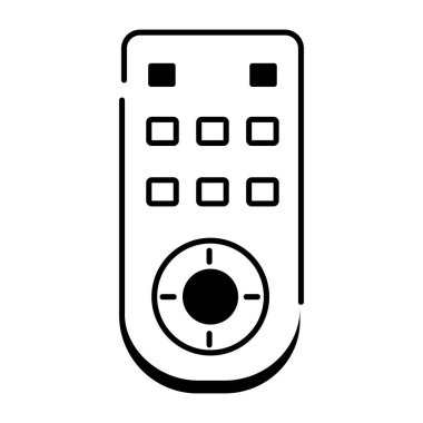 TV uzak dış hat simgesine bak