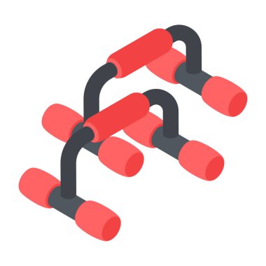 Modern Egzersiz Isometric Simgesi