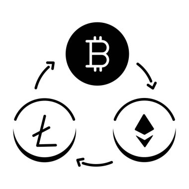 Moda Şifreleme Ticareti Doğrusal Simgesi