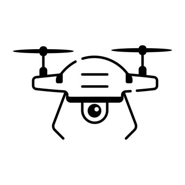 Drone kamerasının kullanışlı satır simgesi