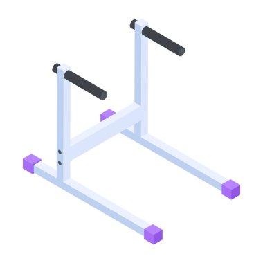 Modern Egzersiz Isometric Simgesi