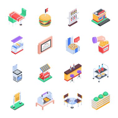 Moda 16 Restoran Simgeleri