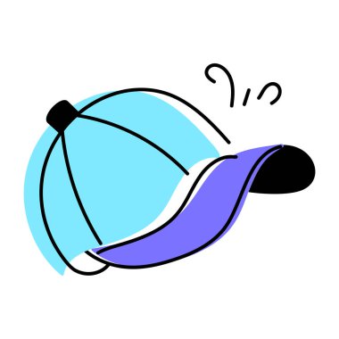 Cap simge vektör çizim