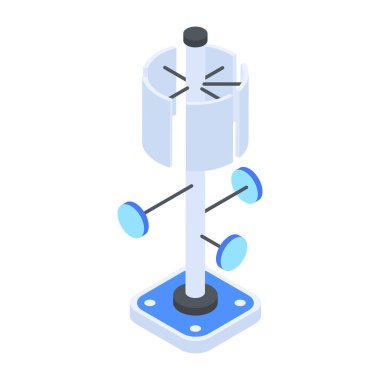 İnternet direğinin izometrik simgesini al