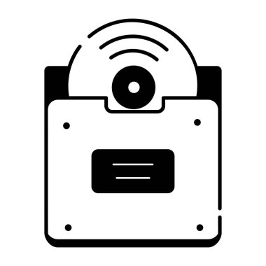 cd simgesinin vektör illüstrasyonu