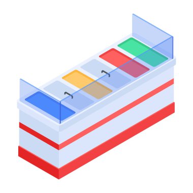 Restoranın izometrik simgesini al